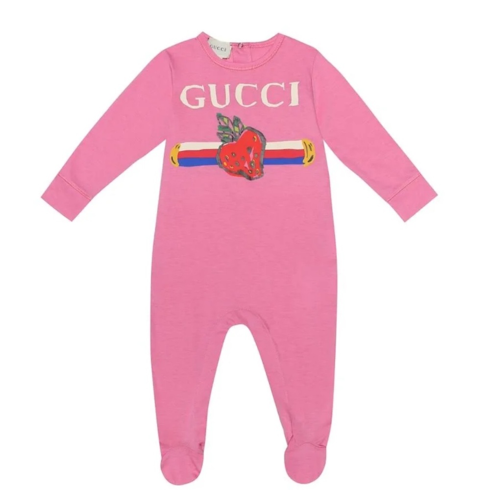 Gucci Baby Logo Onesie